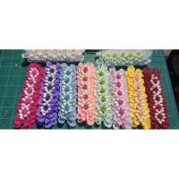 ราคา มาลัยแบนขนาด4"รัดข้อบายศรีทำที่ติดผมเจ้าสาว (25185237914)