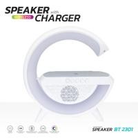 ราคา SG ลำโพงบลูทูธแสดงไฟ รุ่น BT-2301 รองรับบลูทูธ/USB/TF/FM/AUX Wireless Charging ของแท้ 100% รับประกัน 1 ปี (22176249954)
