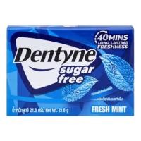 ราคา เดนทีน ชูการ์ฟรี เฟรชมินต์ หมากฝรั่ง ปราศจากน้ำตาล กลิ่นมินต์ 21.6 ก. (29142593820)