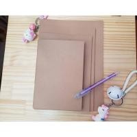 ราคา สมุดปกน้ำตาลเข้,เย็บลวด A4,A5,B6,B5 (6635926846)