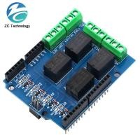 ราคา โมดูลโล่รีเลย์ 5v 4 ช่อง, บอร์ดควบคุมรีเลย์สี่ทาง บอร์ดขยายรีเลย์สําหรับ arduino UNO R3 mega 2560 (26423407860)