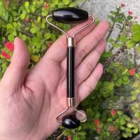 ราคา พร้อมส่ง☘️ ลูกกลิ้งออบซิเดียน กัวซา หินกัวซา หินนวดหน้า กระชับใบหน้า หินออบซิเดียน Obsidian Facial Roller (8256287539)