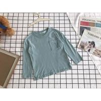 ราคา H&M เสื้อแขนยาว มีกระเป๋า สีเขียวมิ้นท์ Sz.95 เสื้อผ้าเด็ก มือสอง (22856884900)