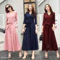 ราคา CL4054จั้มสูทขายาว ช่วงอกทรงป้าย งานผ้า ZARA (1197449230)