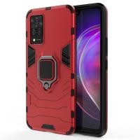 ราคา Vivo V21 5G - Black Panther Slim Standing Ring Armor Case กันกระแทก (57203669278)