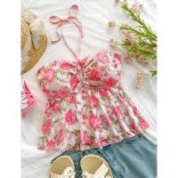 ราคา เสื้อลูกไม้พิมพ์ลายดอก รอบอก 37 นิ้ว (26829928180)