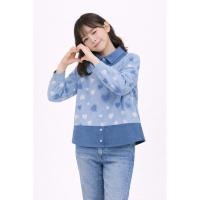 ราคา เสื้อสไตล์เกาหลีท็อปส์สําหรับเด็กผู้หญิงอายุ 9 ปี 10 ปี 11 ปี 12 ปี 13 ปี 14 ปี (51003165372)