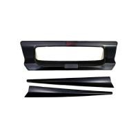 ราคา คิ้วฝากระโปรงท้าย Isuzu D-max 2016 2017 2018 2019 ดำด้าน โลโก้แดง V4 (10391942986)