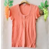 ราคา เสื้อยืด J.Crew ไซส์M ปักลูกปัดรอบคอสวยมาก อกเอวฟรี-34,ยาว27 มือสองญี่ปุ่น สวยใหม่มาก (5079146797)