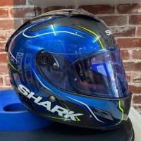ราคา หมวกกันน็อคฉลาม กระบังหน้าสีฟ้าใส Shark Race R Pro Visor Shark GP Visor (50854870274)