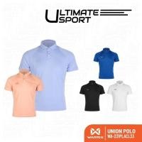 ราคา WARRIX รุ่น UNION เสื้อโปโลวอริกซ์สีล้วน เสื้อคอปก Polo (WA-231PLACL33) สีพีช/ม่วง/ขาว/แดง/ดำ/กรมท่า/น้ำเงิน/ส้มอ่อน (22346005993)