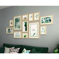 ราคา กรอบรูปติดผนัง I Love Green (Wood12) : กรอบรูปไม้ 12 ชิ้น minimal muji (11655733018)