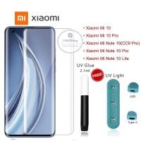 ราคา ฟิล์มกระจก xiaomi mi 10 / mi 10pro / mi note 10 / mi note10pro /mi note10lite กาว uv (3763280131)