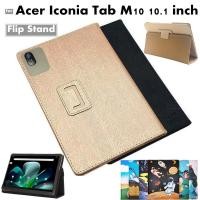 ราคา Flip Case for Acer Iconia Tab M10 10.1 inch Cover Flip Foldable Stand Full Body Protective Case (26106710530)