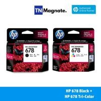 ราคา [หมึกพิมพ์อิงค์เจ็ท] HP 678 [CZ107AA] INK TRICOLOR + HP 678 [CZ108AA] INK BLACK (ดำ+สี) - 2 กล่อง (2396296080)