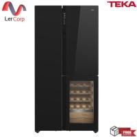 ราคา (Teka) ตู้เย็นตั้งพื้น 2 ประตู ระบบไร้น้ำแข็งเกาะ พร้อมตู้แช่ไวน์ สูง 178 ซม. รุ่น RLF 85950 GBK (24540843756)