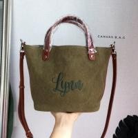 ราคา กระเป๋าปักชื่อ รุ่น City Tote - สีเขียว (1960804504)