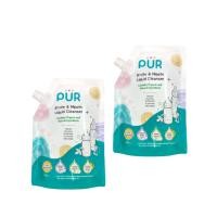 ราคา Pur น้ำยาล้างขวดนมเด็ก Bottle & Nipple Liquid Cleanser (ชนิดถุงเติม) ขนาด 450 ml. (15171066999)