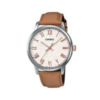 ราคา Casio Standard นาฬิกาข้อมือผู้ชาย สายหนัง สีน้ำตาล รุ่น MTP-TW100L-7A2VDF (277062406)