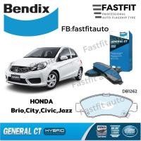 ราคา ผ้าเบรคหน้า Bendix HONDA Brio,City,Civic,Jazz (8324059786)