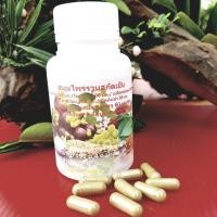 ราคา สมุนไพรรวมสกัดเย็นใบมะละกอ150 มก. ใบคาวตองหรือพลูคาว 100 มก. เปลือกมังคุด100 มก. มะขามป้อม100 มก. และเห็ดถังเช่า50 มก. (5974835418)