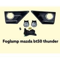 ราคา ไฟตัดหมอกมาสด้า สปอร์ตไลท์ bt50 2018 2019 thunder foglamp sportlight MAZDA NEW BT50 THUNDER 2018 ทรงห้าง (6522177643)