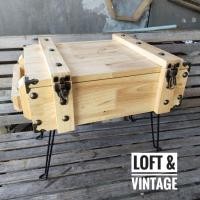 ราคา กล่องไม้ใส่ของ สไตล์ลอฟท์ วินเทจ ลังไม้ยางพาราประสาน กล่องใส่ของสายแค้มป์ปิ้ง กล่องวางของข้างเตียงนอน (15429780119)