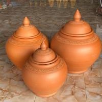 ราคา โอ่งน้ำดินเผาพร้อมฝาปิด (2866912596)