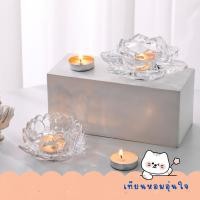 ราคา (พร้อมส่ง) ฐานดอกบัวแก้วรองเทียนหอม ฐานดอกบัวคริสตัล เชิงเทียนแก้วรูปดอกบัว เชิงเทียนไหว้พระ ✅ ส่งจากไทย จัดส่งรวดเร็ว (43413574196)