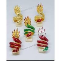 ราคา เเหวนพญานาค7เศียร ลงยา ใส่เสริมบารมี (17840092236)
