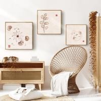 ราคา ห้องชาห้องนั่งเล่นศึกษาตกแต่งภาพวาดโลตัสใหม่สไตล์จีนยังคงชีวิตร้านอาหารสดเงียบผนังภาพวาดภาพจิตรกรรมฝาผนังเซนสไตล์ญี่ปุ่น 6ปาย (53003334349)