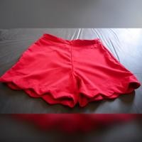 ราคา กางเกงขาสั้นผ้าฮานาโกะสีแดงเลือดหมู (91378471)