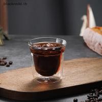 ราคา BRED Creative Tea Glass Cup Double Wall Design แก้วใสแก้วกาแฟร้านอาหารแก้วแก้ว Double Wall Glass Mug Drinkware. (26686606409)