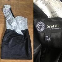 ราคา Sretsis Carla Ruffle Dress Silverของแท้%(มือ2) (5633184992)