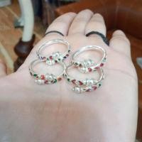 ราคา แหวนเงิน92.5แท้100%สอดหางช้างลงยาสุโขทัยสวยๆ✨✨ (23829333831)