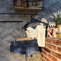 ราคา กางเกงยีนต์สั้นเสมอหูงานแบรนด์useสไตล์กิ๊ฟซี่ไซด์m (3596848001)