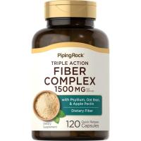 ราคา PipingRock Triple Action Fiber Complex 1,500 mg. (120Capsules) ไฟเบอร์ ไซเลียมฮัสค์ (23206405447)