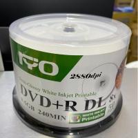 ราคา DVD+R DL 8.5GB RYO 8X WHITE Semi-Glossy Inkjet Printable (pack 50.) (6449614394)