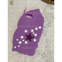 ราคา เคสโทรศัพท์มือถือไอโฟน เคสซิลิโคนนิ่ม ลายการ์ตูนน่ารักสีม่วง 3D ใช้สำหรับ iPhone 6 6S 7 case นำเข้าจากญี่ปุ่น (22735758354)