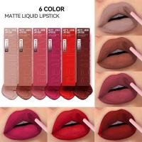 ราคา Super Stay Matte Ink Liquid ลิปสติก Long Lasting High Impact Color Velvet Nude Lip Gloss Waterproof Red Lip Tint (56501436847)