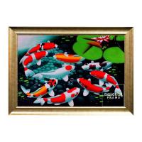 ราคา Bangkokframe-กรอบภาพปลา-ภาพปลาคาร์ฟ-ภาพมงคล-กรอบรูปเสริมสิริมงคลตกแต่งบ้าน-กรอบเสริมฮวงจุ้ยโชคลาภบารมี (25770670782)