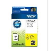 ราคา ตลับหมึกอิ้งค์เจ็ท Brother LC 535 XL, y สีเหลือง ​ แบบมีกล่อง​ ของแท้​ 100% (23746414191)