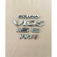 ราคา โลโก้ 1.5 E VVT-i SOLUNA VIOS ทั้งชุด 5 ชิ้น สีเงิน (24218486487)