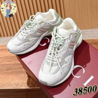 ราคา ใหม่เอี่ยม ของแท้ มีใบเสร็จรับเงิน GUCCI สีเขียวอ่อน รองเท้าผ้าใบ WOMEN'S GUCCI 2.0 SNEAKER รับประกันสองปี (54552852352)