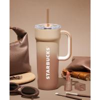 ราคา 【พร้อมส่ง】2025 แก้วสตาร์บัคส์เกาหลี Starbucks Korea Dante Tumbler Mocha Mousse 710ml/ 24oz (40922571945)