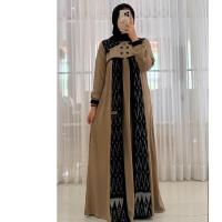 ราคา Nadaheefa Store ชุดเดรสชาติพันธุ์ Troso Khaki Twill Uniqlo (50654701281)