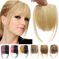 ราคา Fashion New Bangs Extensions Natural Straight Bangs Hair Clip Synthetic Fake Bang Hair Piece Clip In Hair Extension (15231486373)