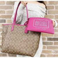 ราคา Sale Coach tote 17นิ้ว กลับด้านใช้ได้2ด้าน ใหม่แท้!! (1764651464)