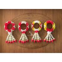 ราคา พวงมาลัยครึ่งซีก ปั้นจากดินไทย สีแดง (5042925256)