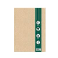 ราคา สมุดปกน้ำตาลเย็บลวด มีเส้น B5 75 แกรม 40 แผ่น ยี่ห้อเม้งฮั้ว (6161108448)